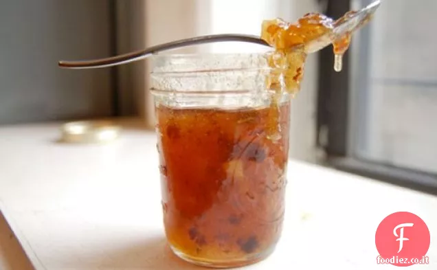 Rum Uva passa Torta di mele Marmellata