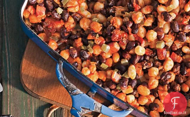 Fumoso tre fagioli Cuocere