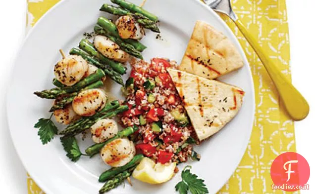 Capesante alla griglia Kabobs