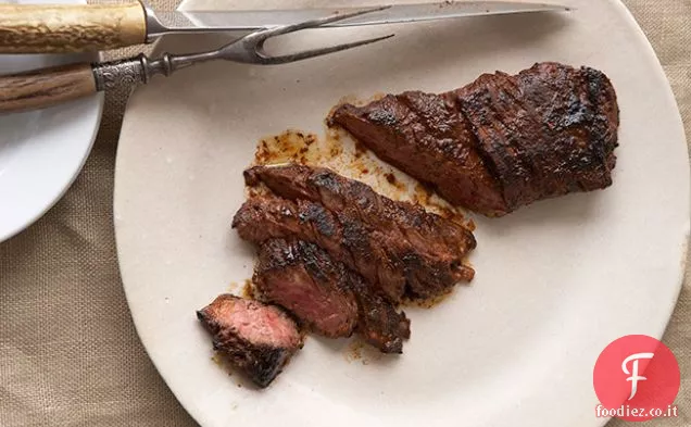 Carne Adobada: Adobo alla griglia-Bistecca gonna marinata
