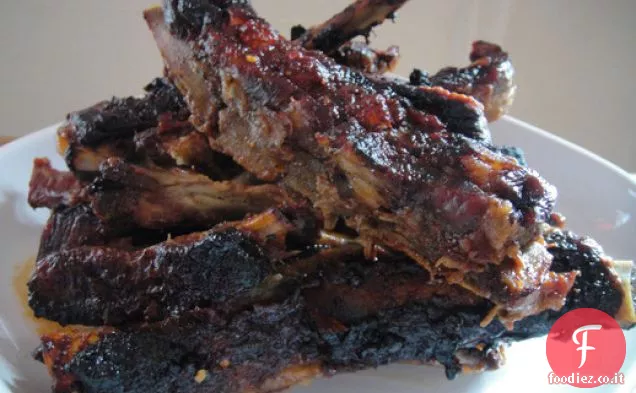 Cuocere il libro: Spareribs affumicati al forno