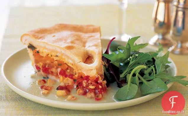 Torta di pomodoro e mais