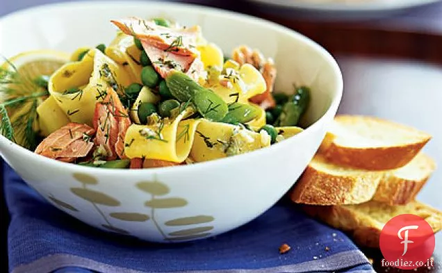 Pappardelle con Asparagi e Salmone