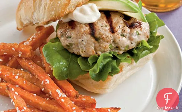 Hamburger di tacchino piccante