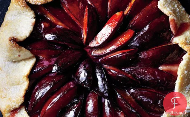 Galette di prugne e marzapane