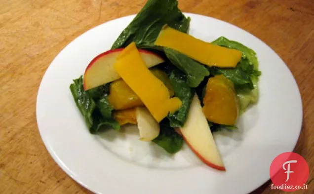 Cena stasera: Insalata di scarola con zucca e Cheddar