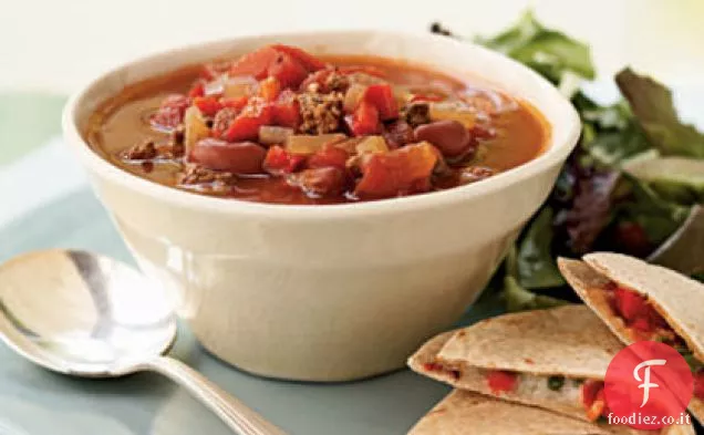 Chili di manzo e birra