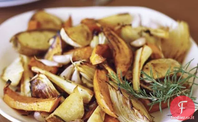 Verdure autunnali arrostite al forno