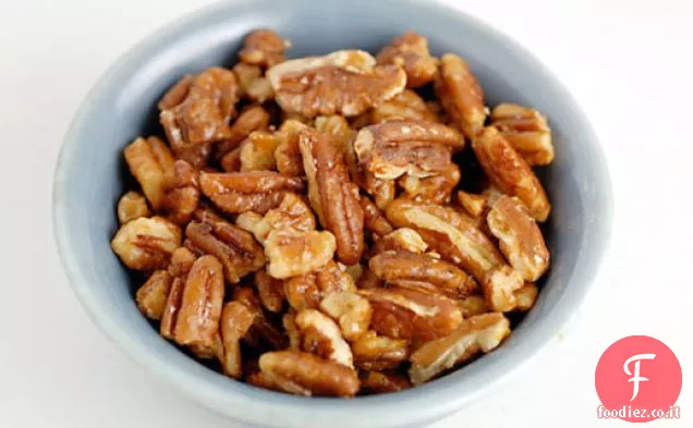 Cuocere il libro: Noci Pecan candite e noci tostate alle erbe