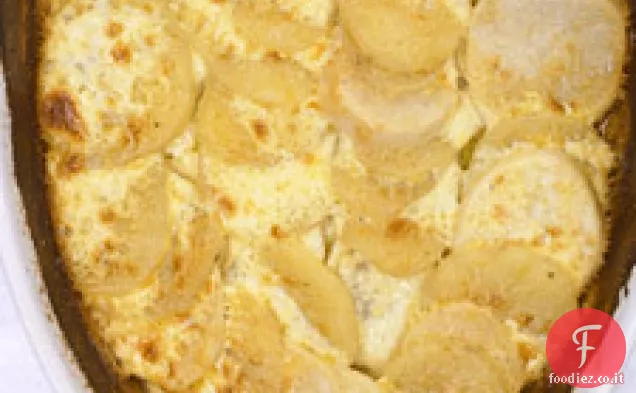 Gratin di patate e rape