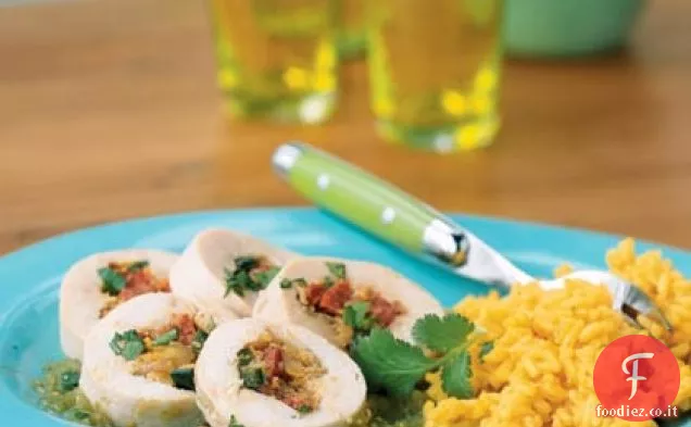 Chorizo e piantaggine-Pollo ripieno