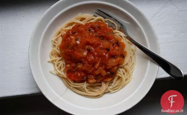 Spaghetti di Pesce gatto mediterraneo