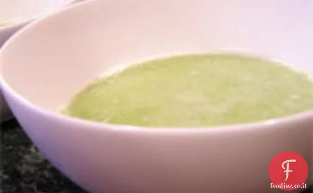 Cena stasera: zuppa di piselli e zenzero