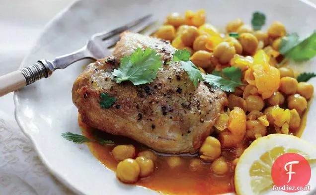 Tagine di pollo e ceci