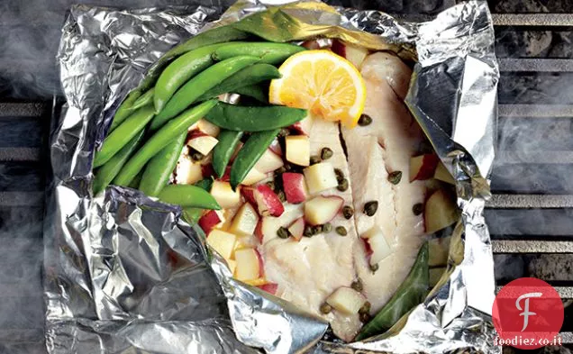 Tilapia Piccata con Piselli a scatto