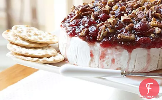 Cranberry riscaldato Brie