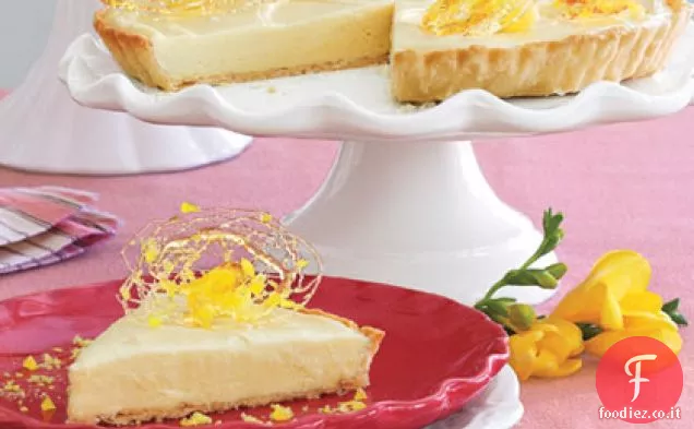Crostata di velluto al limone