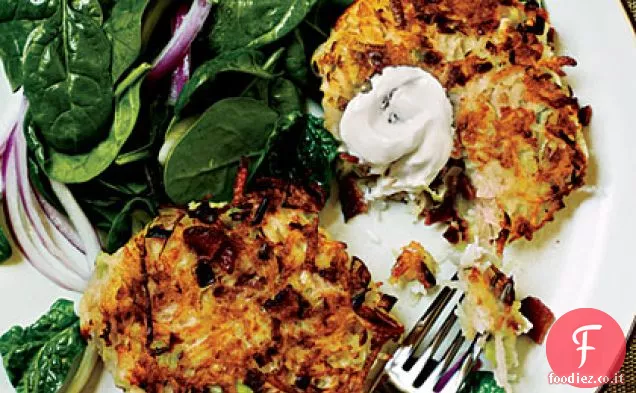 Frittelle di patate fumose