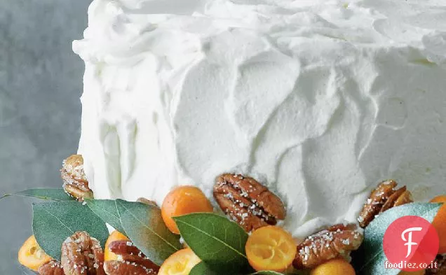 Torta di praline di zucca marmorizzata