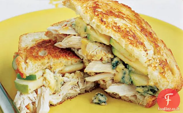Panini di pollo con formaggio fuso