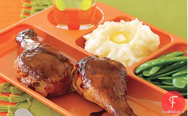 Bacchette di pollo Teriyaki