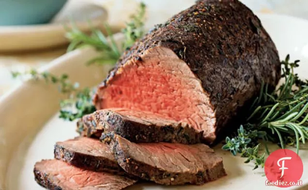 Filetto di Roast Beef al timo e speziato au Jus