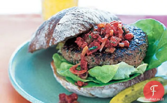 Hamburger di tacchino piccante