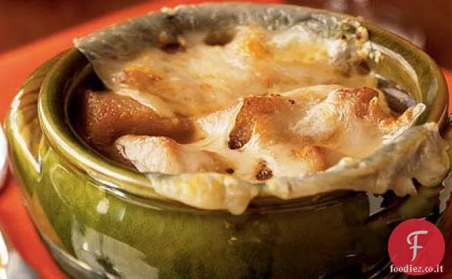 Zuppa di cipolle francese