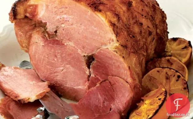 Gammon glassato con salsa di prezzemolo e sidro