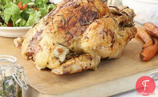 Pollo arrosto al rosmarino e limone