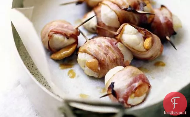 Insalata calda di capesante e pancetta