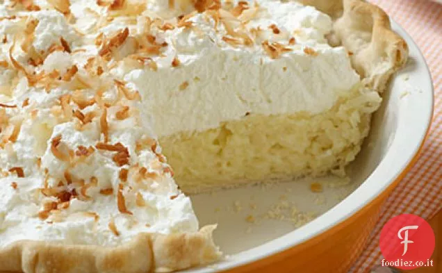 Torta di crema di cocco