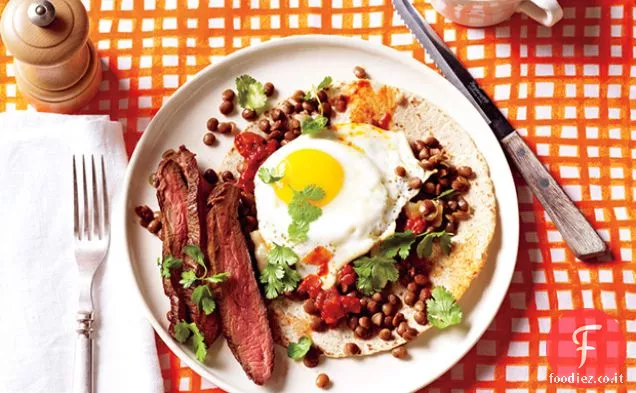 Bistecca e uova Rancheros