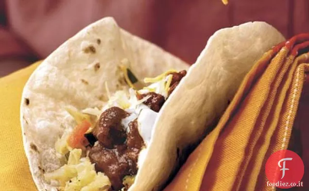 Tacos di manzo a cottura lenta