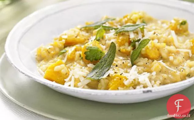 Il restyling definitivo: Risotto con zucca e salvia