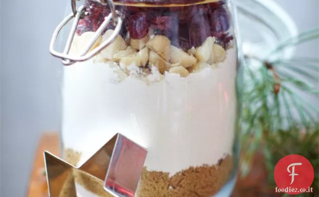 Chewy cranberry choc-dado cookie kit