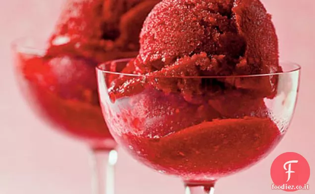 Sorbetto allo zenzero e lampone