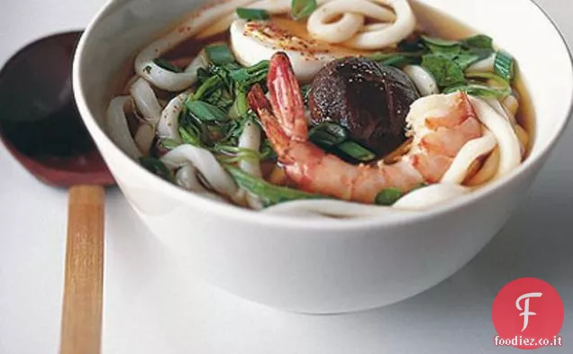 Tagliatelle Udon in brodo caldo