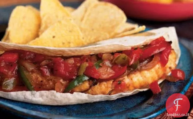 Fajitas del pesce gatto