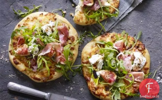 Pizzette di fichi e prosciutto