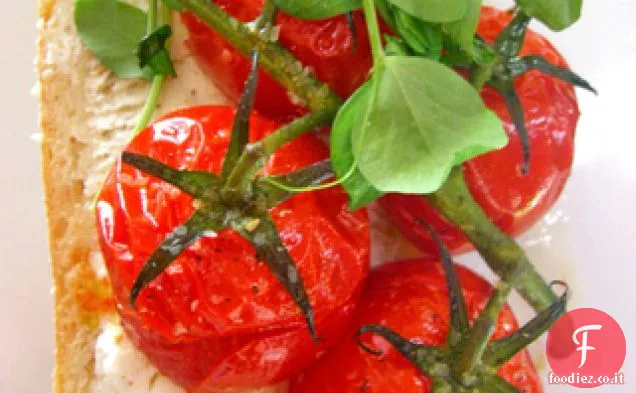Tartine di Pomodoro arrosto