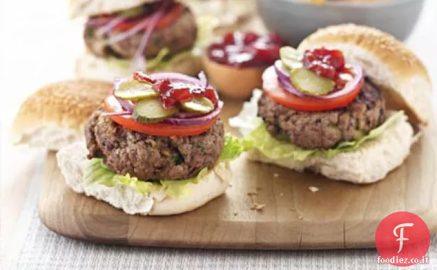 Cheeseburger & patatine