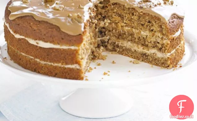 Il restyling finale: torta di noci caffè