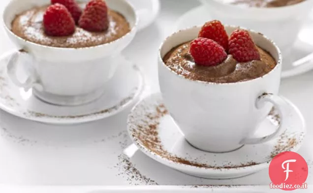 Il restyling finale: mousse al cioccolato