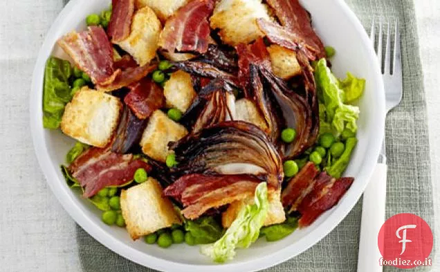 Insalata di pancetta e cipolla arrosto