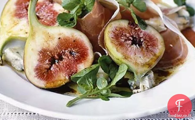 Insalata di Fichi, Gorgonzola e Prosciutto