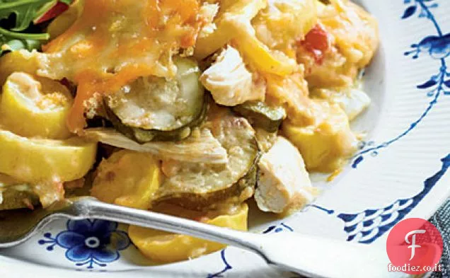 Casseruola di pollo e zucca
