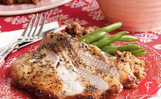 Tacchino a cottura lenta e condimento