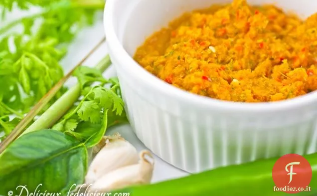 Pasta di curry verde tailandese