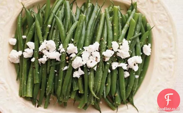 Fagiolini al vapore con Pepe e Chèvre